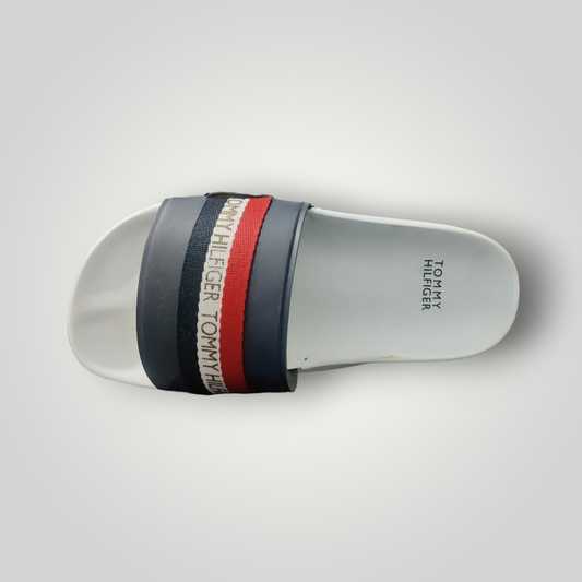 Sandalias Tommy Estilo 250 Color Azul Marino Blanco Tallas 22 al 25 Mx