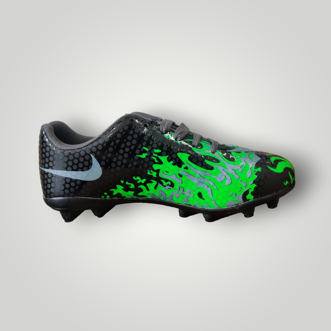 Tachones de Futbol Pasto Natural Nike Modelo Cristiano Color Negro Verde Oxford Tallas del 22 al 25.5 Mx TRENDY