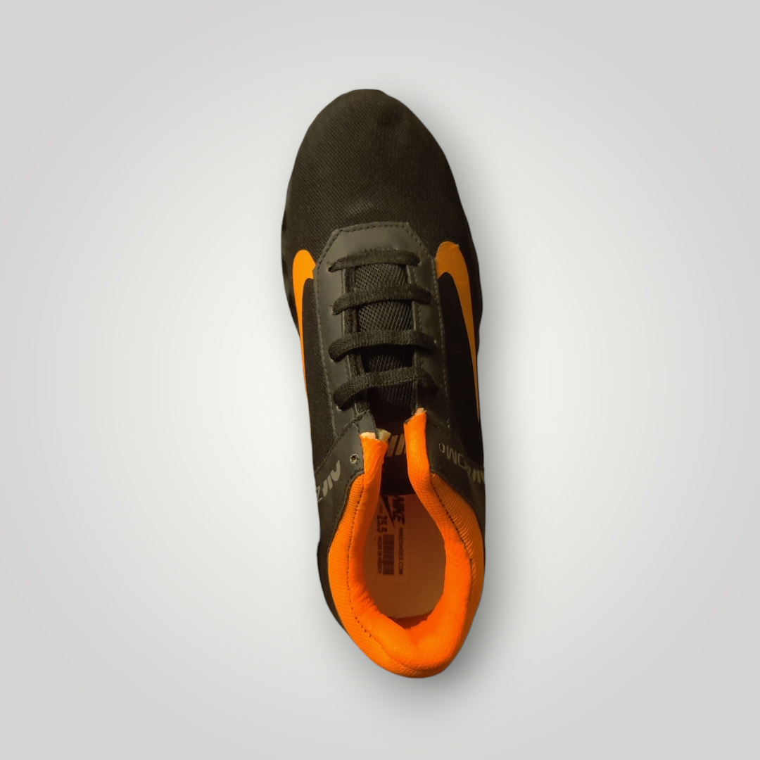 Tenis Modelo 8704 Nike Color Negro Naranja Tallas 25 al 28,5 Mx