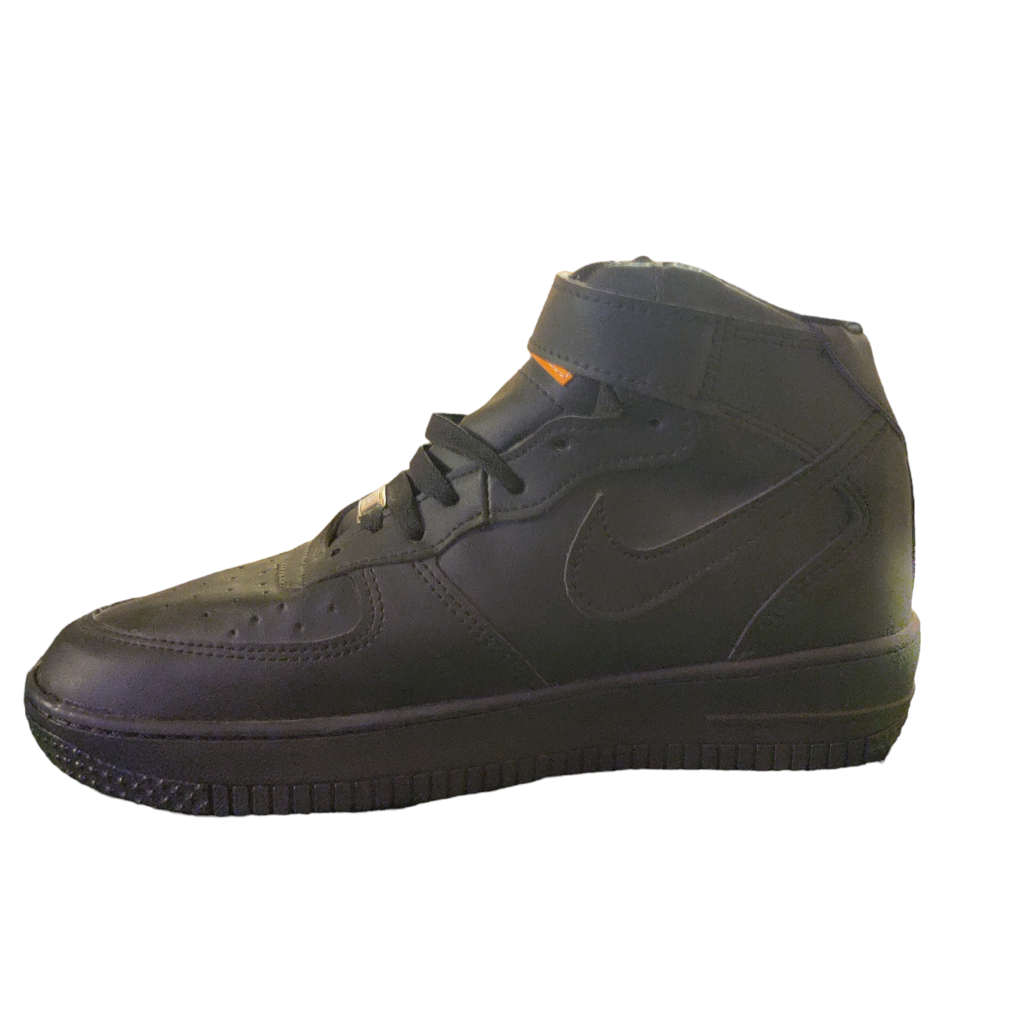 Sneakers Nike Modelo AirForce One Color Negro Naranja Tallas del 25 al 28,5 Mx