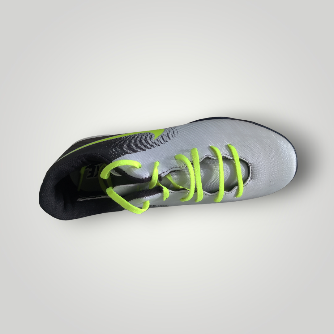 Tenis de Futbol Rápido Nike Modelo Tiempo L7 Color Blanco Negro Neón Tallas del 22 al 25.5 Mx