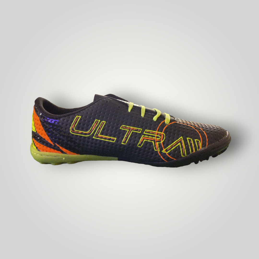Tenis de Futbol Rápido Puma Modelo Feel The Action Color Negro Naranja Neón Tallas del 25 al 28.5 Mx