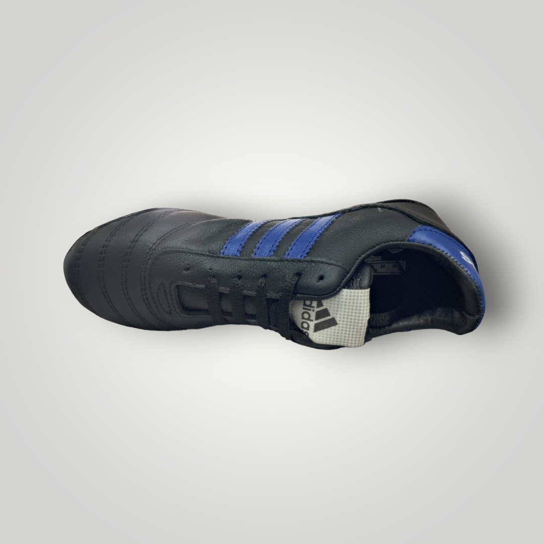 Tachones de Futbol 100% Piel Natural Pasto Natural Adidas Modelo Copa Mundial Color Negro Azul Rey Tallas del 22 al 25.5 Mx