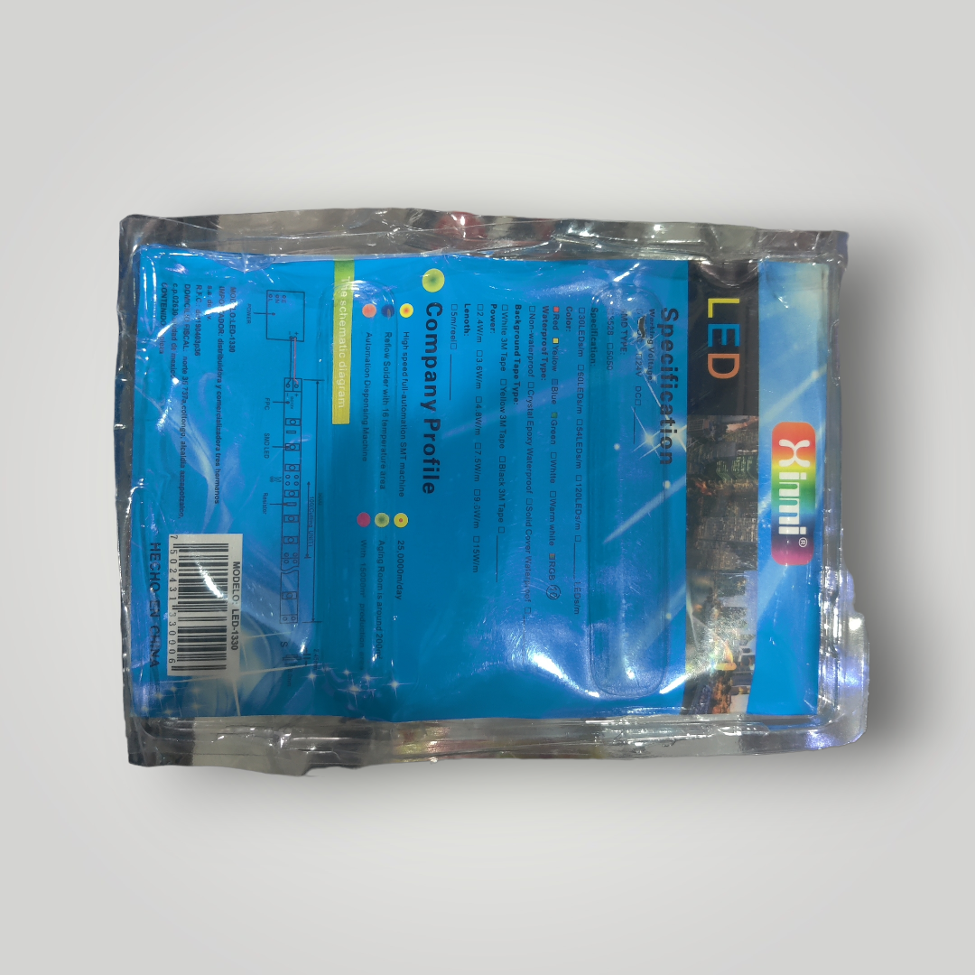 Tira de luces LED de 3 metros de colores con Control Remoto