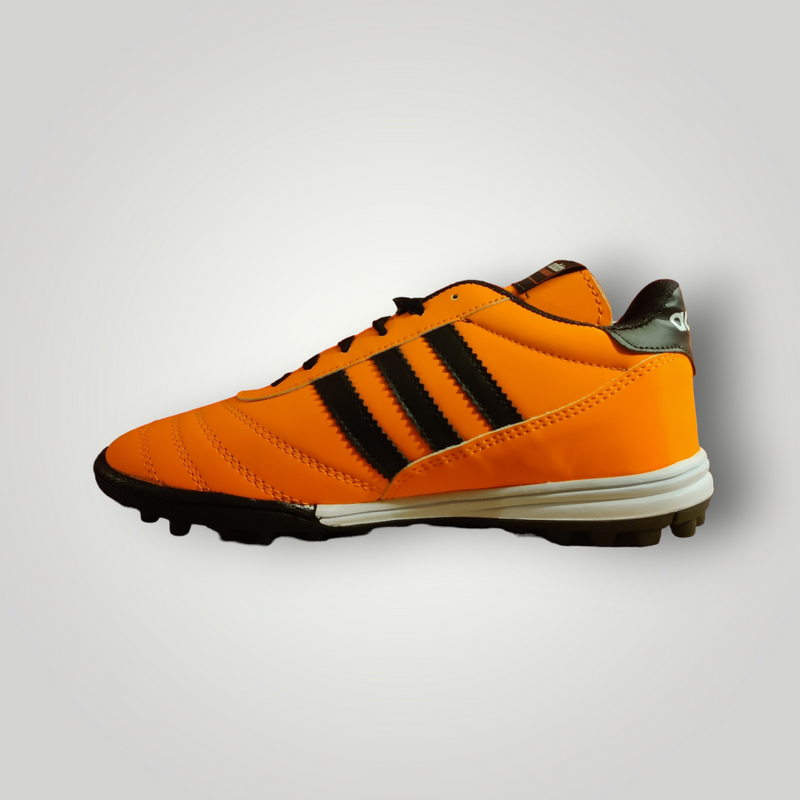 Tenis de Futbol Rápido Modelo ADIDAS COPA MUNDIAL Color Naranja Negro Tallas del 25 al 28.5 Mx