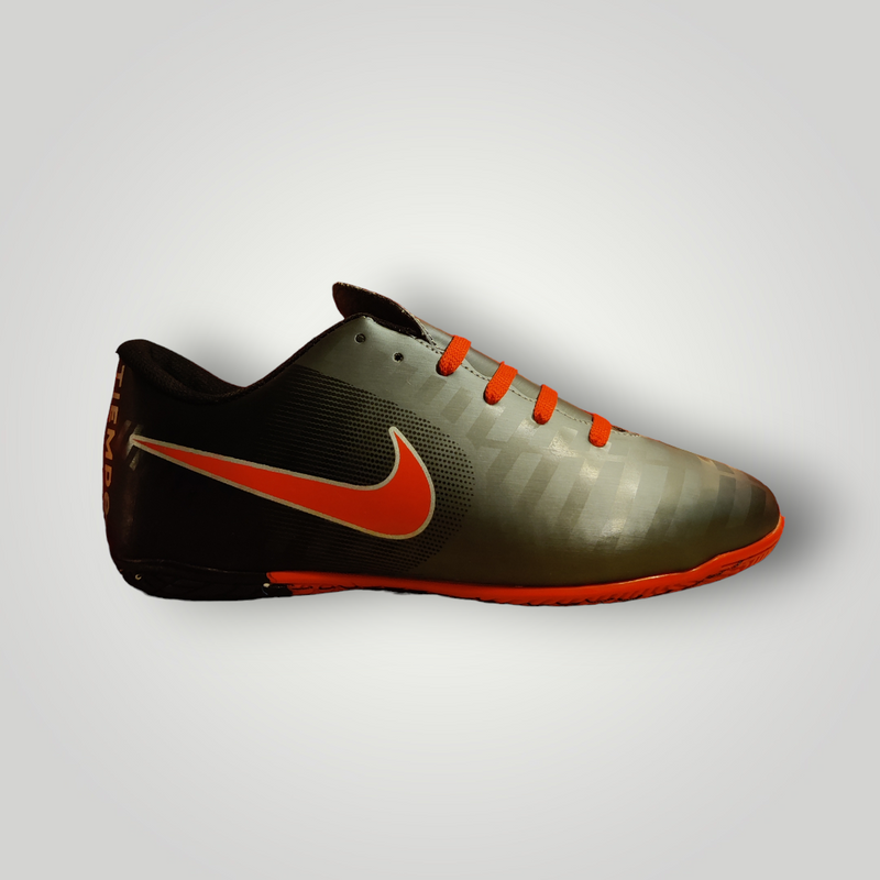 Tenis de Futbol Rápido Modelo NIKE TIEMPO L5 Color Oxford Negro Rojo Tallas del 22 al 25 Mx