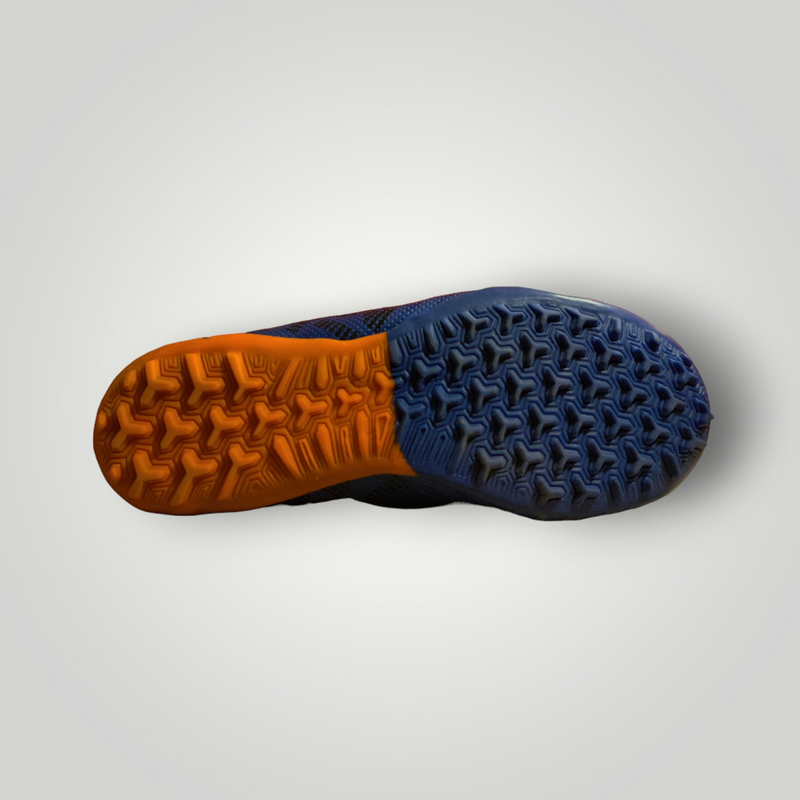 Tenis de Futbol Rápido Modelo ADIDAS NEMESIS Color Azul Rey Negro Naranja Tallas del 22 al 25 Mx