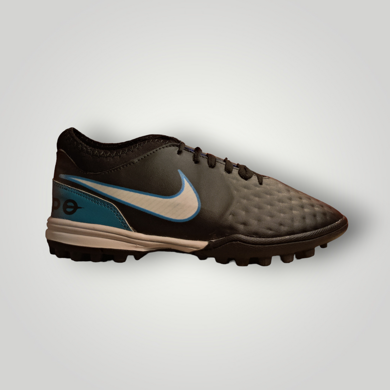 Tenis de Futbol Rápido Modelo NIKE TIEMPO Color Negro Turqueza Tallas del 25 al 28.5 Mx