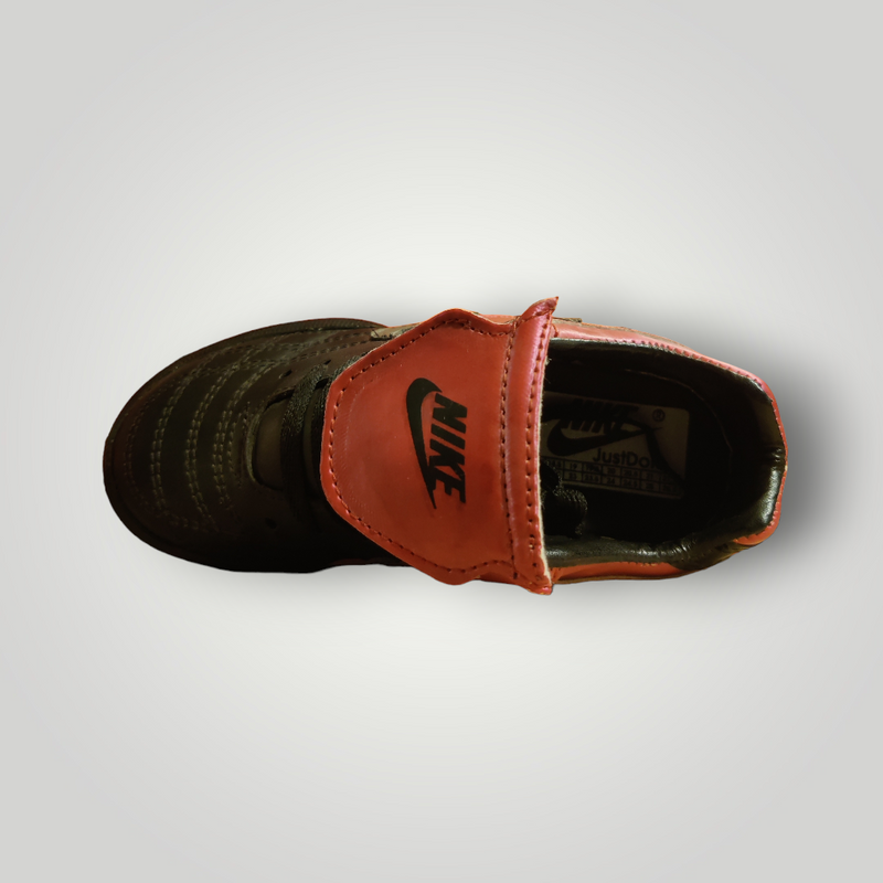 Tenis de Futbol Rápido Infantil Modelo NIKE CLÁSICO 1OOO Color Negro Rosa Tallas del 17 al 21.5 Mx