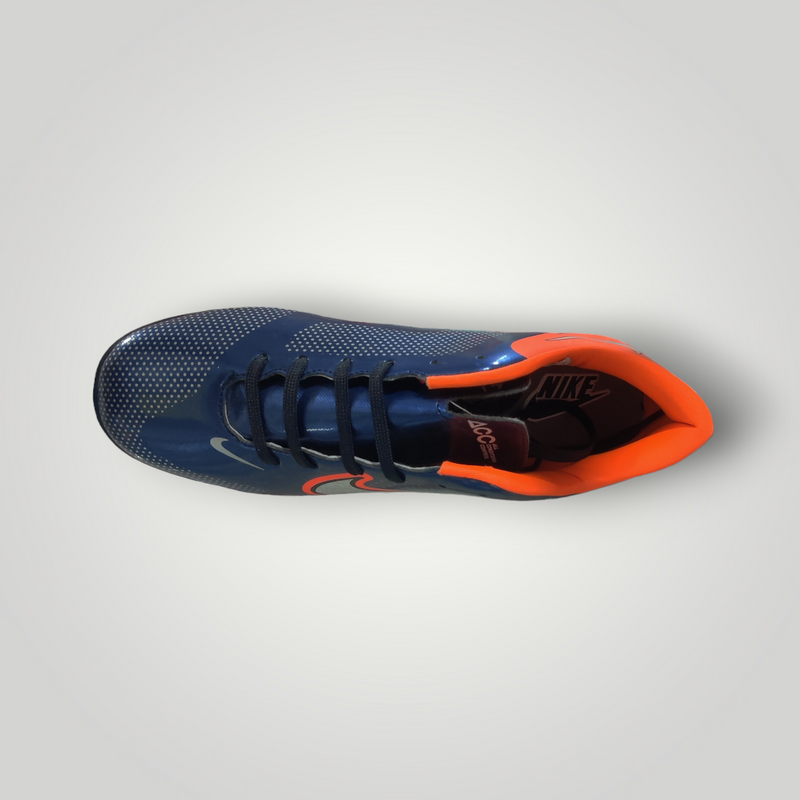 Tenis de Futbol Rápido Modelo NIKE TIEMPO L9 Color Marino Naranja Blanco Tallas del 25 al 28.5 Mx TRENDY