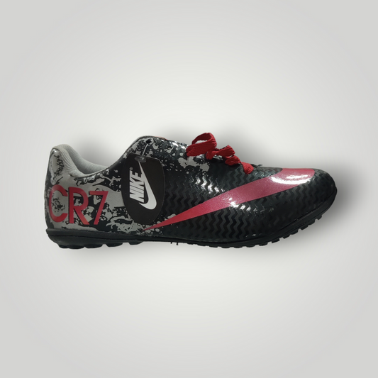 Tenis de Futbol Rápido Modelo CR7 Color Negro Rojo Tallas del 22 al 25 Mx TRENDY