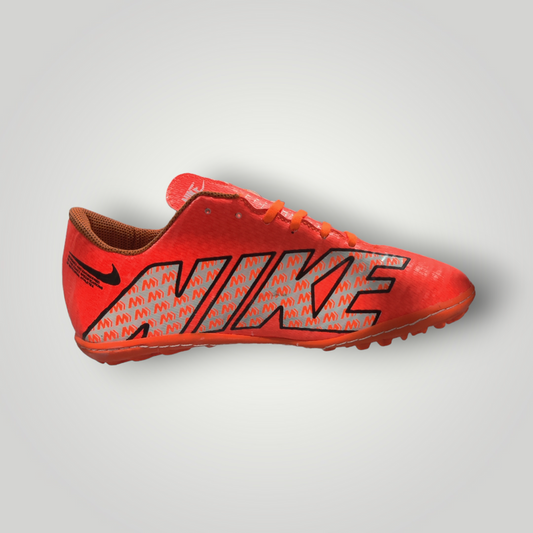 Tenis de Futbol Rápido Modelo NIKE MERCURIAL ZOOM Color Naranja Amarillo Neón Negro Tallas del 22 al 25 Mx TRENDY