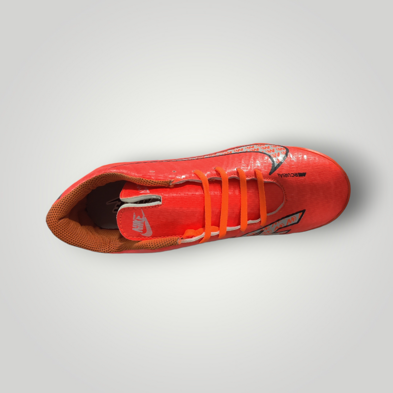 Tenis de Futbol Rápido Modelo NIKE MERCURIAL ZOOM Color Naranja Amarillo Neón Negro Tallas del 22 al 25 Mx TRENDY