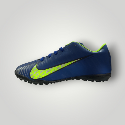 Tenis de Futbol Rápido Infantil Modelo NIKE MERCURIAL ZOOM Color Azul Rey Amarillo Neón Plata Tallas del 17 al 21.5 Mx TRENDY
