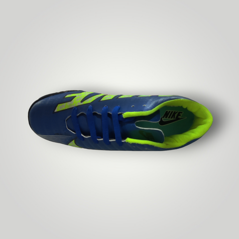 Tenis de Futbol Rápido Infantil Modelo NIKE MERCURIAL ZOOM Color Azul Rey Amarillo Neón Plata Tallas del 17 al 21.5 Mx TRENDY