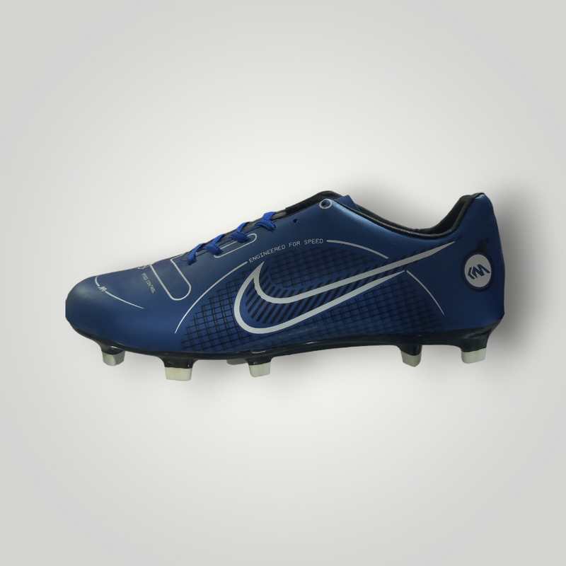 Tachones de Futbol Pasto Natural Modelo NIKE Color Azul Rey Negro Blanco Tallas del 25 al 28.5 Mx TRENDY