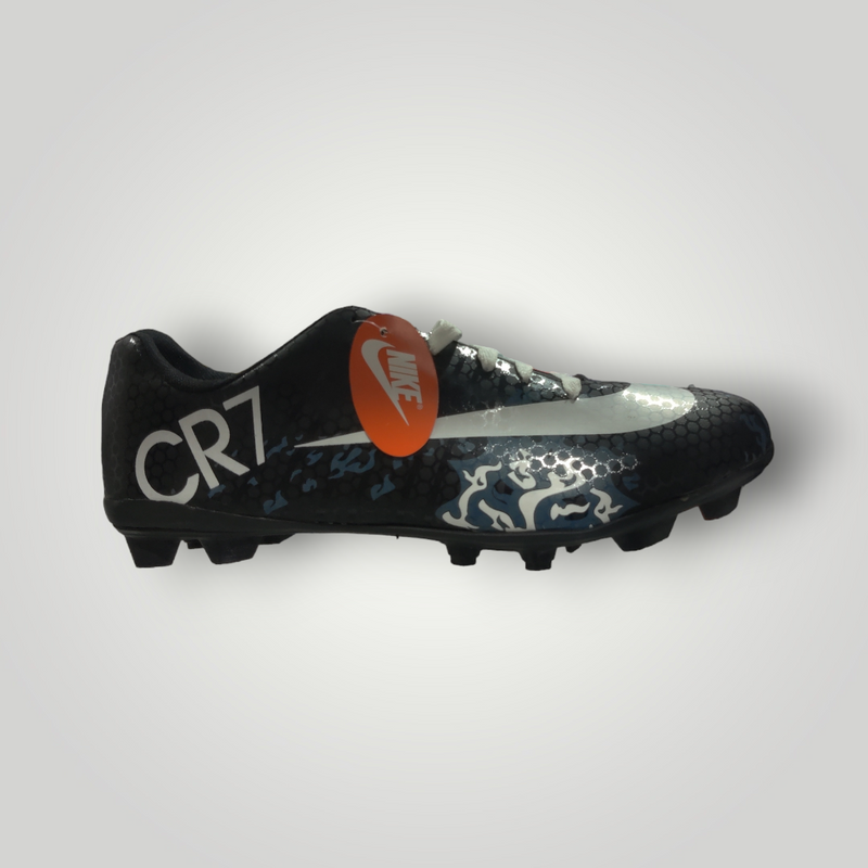 Tenis de Futbol Rápido Modelo CRISTIANO Color Negro Oxford Blanco Tallas del 25 al 28.5 Mx TRENDY
