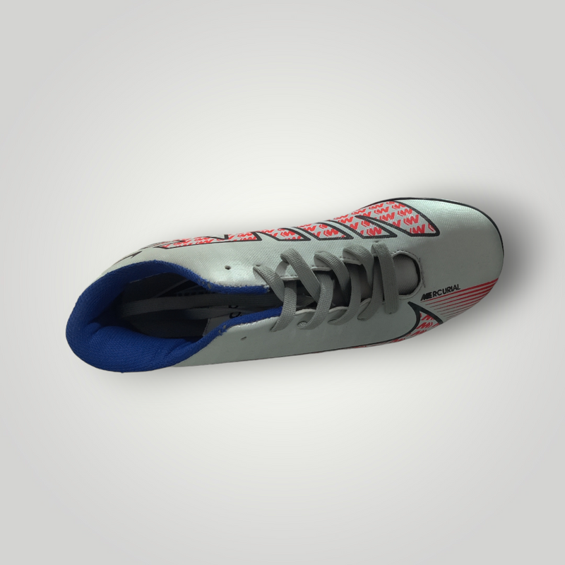Tenis de Futbol Rápido Modelo MERCURIAL ZOOM Color Blanco Negro Rojo Rey Tallas del 22 al 25 Mx TRENDY