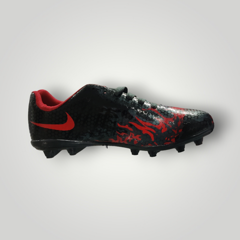 Tachones de Futbol Pasto Natural Modelo CRISTIANO Color Negro Oxford Rojo Tallas del 25 al 28.5 Mx TRENDY