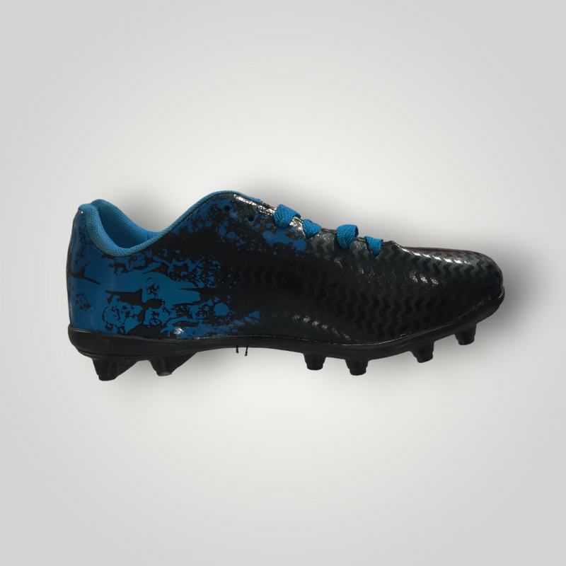 Tachones de Futbol Pasto Natural Modelo CR7 Color Negro Turqueza Tallas del 22 al 25 Mx TRENDY