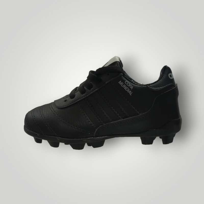 Tachones de Futbol Pasto Natural Infantil Modelo ADIDAS COPA MUNDIAL Color Negro Total Tallas del 17 al 21.5 Mx TRENDY