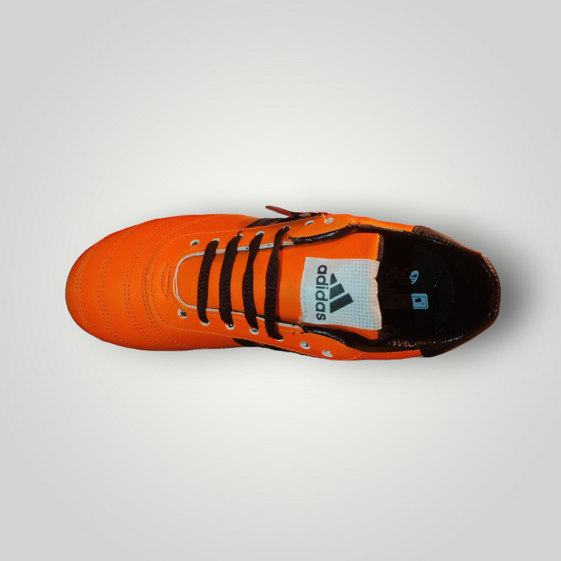Tachones de Futbol Pasto Natural Modelo Adidas COPA MUNDIAL Color Naranja Negro Tallas del 22 al 25 Mx