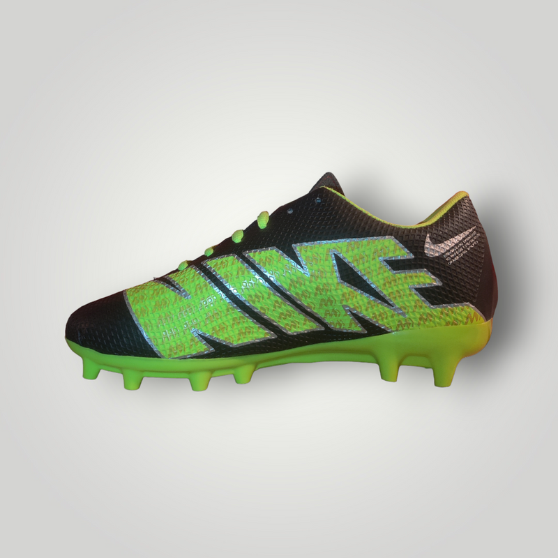 Tachones de Futbol Pasto Natural Modelo NIKE MERCURIAL ZOOM Color Negro Amarillo Neón Tallas del 25 al 28.5 Mx