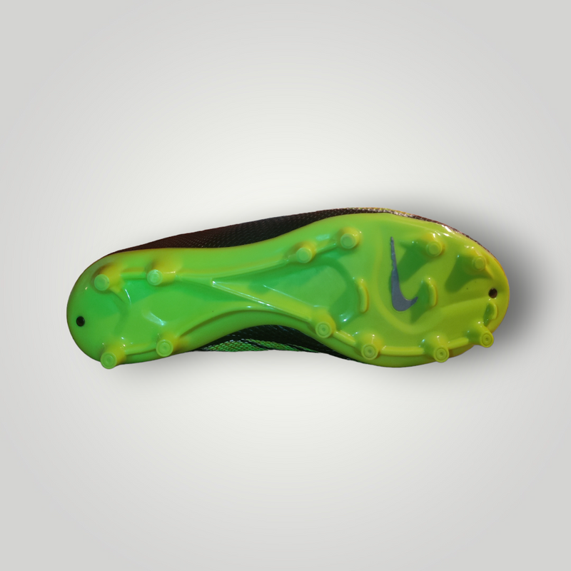 Tachones de Futbol Pasto Natural Modelo NIKE MERCURIAL ZOOM Color Negro Amarillo Neón Tallas del 25 al 28.5 Mx