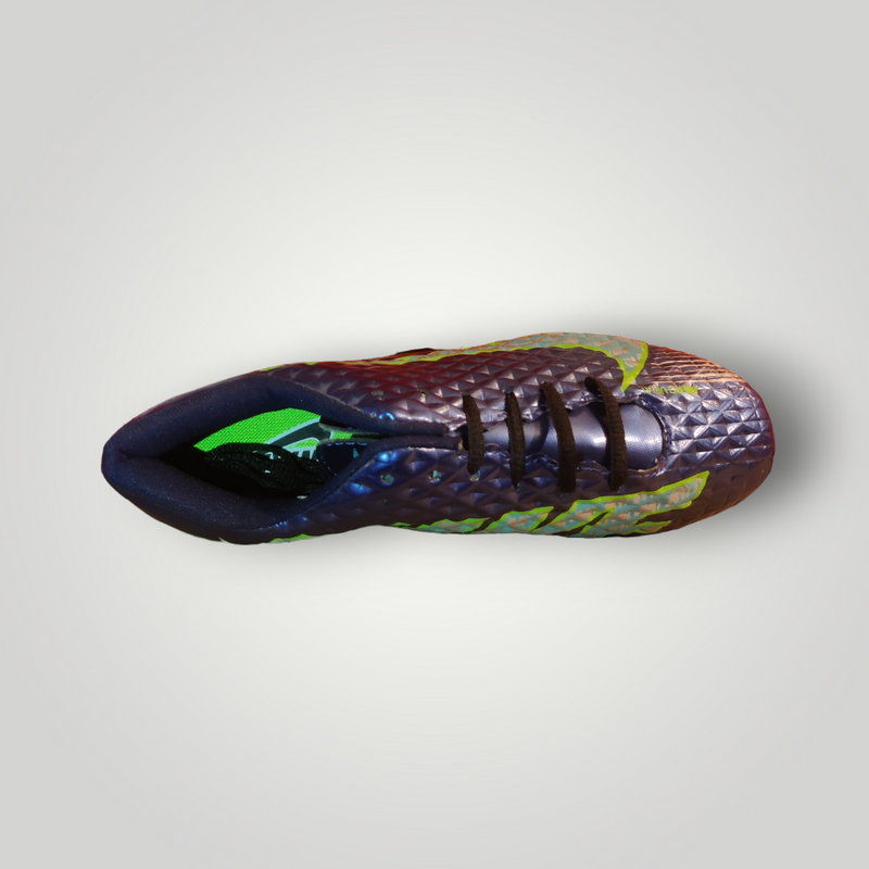 Tachones de Futbol Pasto Natural Modelo Z15 Color Marino Aqua Neón Tallas del 25 al 28.5 Mx