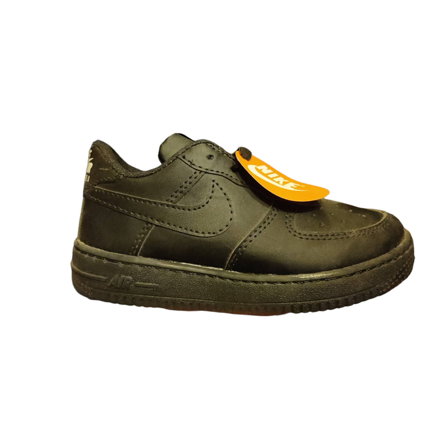 Tenis Infantil Nike Modelo AirForceOne Color Negro Total Tallas 15 al 21,5 Mx