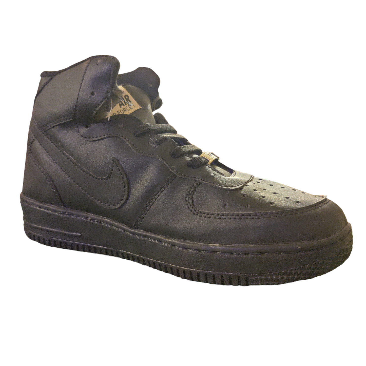 Sneakers Nike Modelo AirForce One Color Negro Total Tallas 22 al 29,5 Mx