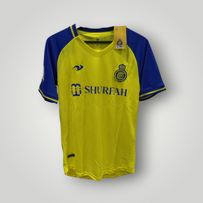 Jersey Futbol Adulto Estilo Al Nassr 2023 (Versión Aficionado) Tallas S al XL