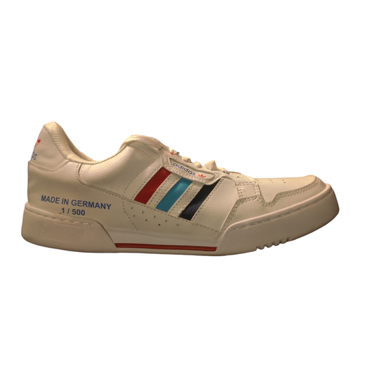 Tenis Adidas Modelo Continental Color Blanco Turqueza Marino Rojo Tallas 25 al 28,5 Mx