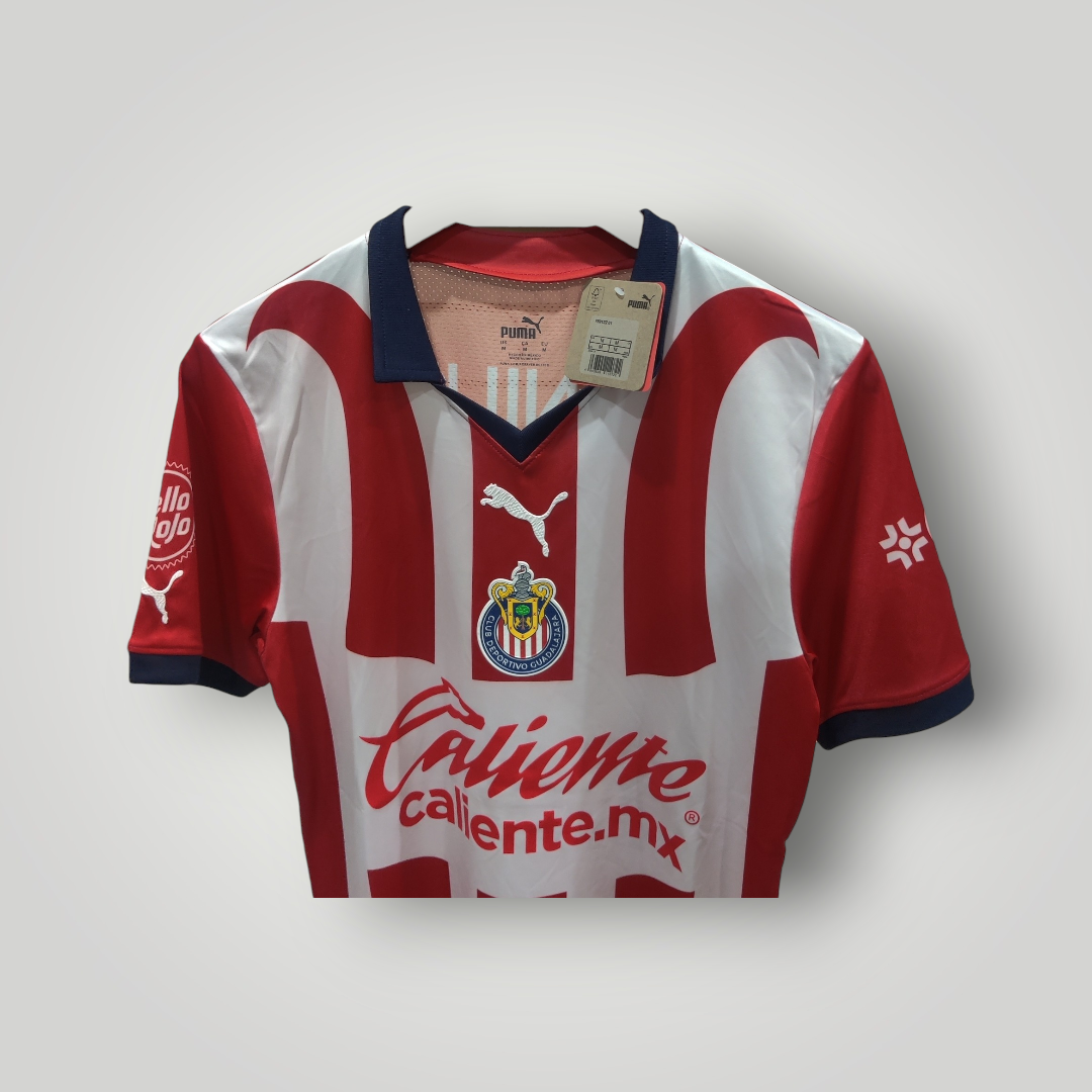 Jersey Futbol Adulto Puma Estilo Chivas 2023-2024 (Versión Jugador) Tallas S al XL