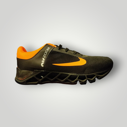 Tenis Modelo 8704 Nike Color Negro Naranja Tallas 25 al 28,5 Mx