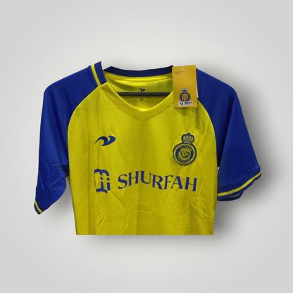 Jersey Futbol Adulto Estilo Al Nassr 2023 (Versión Aficionado) Tallas S al XL